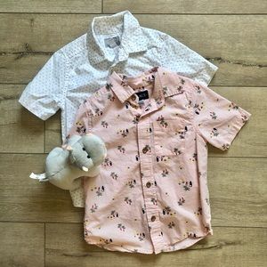 Boys’ Button Down Shirt; short sleeve